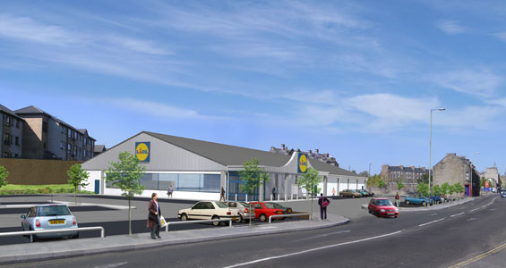 Retail development, Dura Street, Dundee