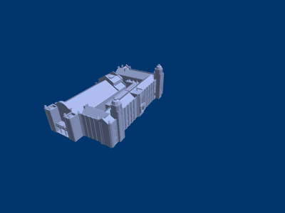 Hamilton Town House model animation sequence